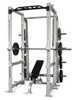 Inflight Intimidator 8 Foot Power Rack - 8 Foot Power Rack with Olympic Plate Holders, Chain and Band Storage