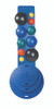 CanDo¨ MVP¨ Balance System - 10-Ball Set with Wall Rack (2 each: yellow, red, green, blue, black)