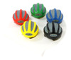 CanDo¨ Digi-Squeeze¨ hand exerciser - Large - set of 5 pieces (yellow, red, green, blue, black), with rack