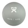 CanDo¨ Soft Pliable Medicine Ball - 9" Diameter - Silver - 20 lb