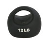 CanDo¨ One Handle Medicine Ball - 12 lb - Black