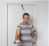 CanDo¨ shoulder pulley with exercise tubing and handles, Yellow - x-light