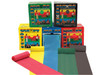 CanDo¨ Low Powder Exercise Band - 25 yard rolls, 5-piece set (1 each: yellow, red, green, blue, black)