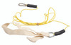 CanDo¨ exercise bungee cord with attachments, 7', Tan - xx-light