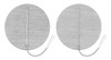 PALS¨ electrodes, clear poly back, 2.75" round, 40/case