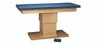 wooden treatment table - electric hi-low, upholstered, 78" L x 30" W x 27" - 39" H