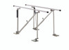 Parallel Bars, floor mounted, height adjustable, 12' L x 22.5" W x 31" - 41" H