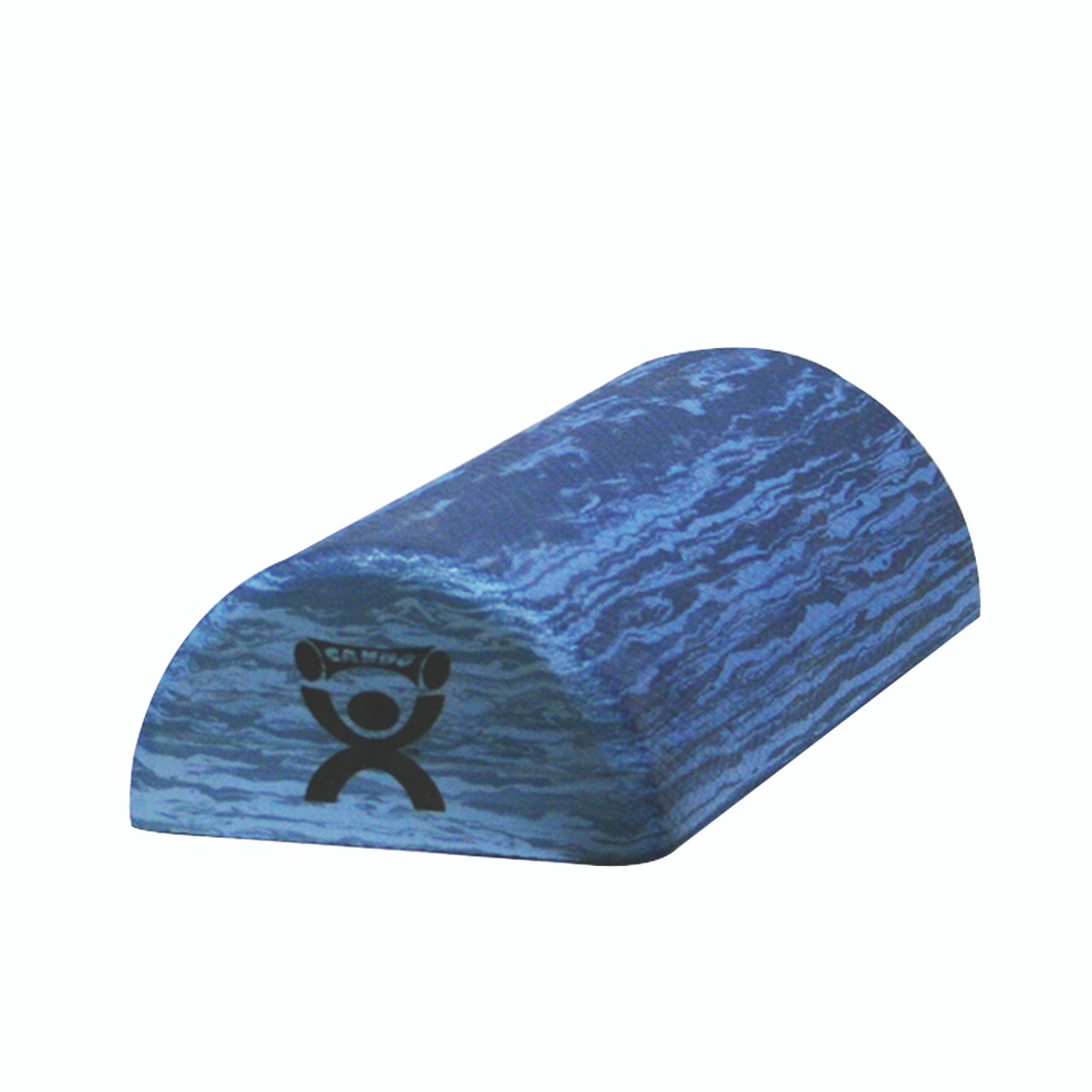 CanDo¨ Foam Roller - Blue EVA Foam - Extra Firm - 6" x 12" - Half-Round