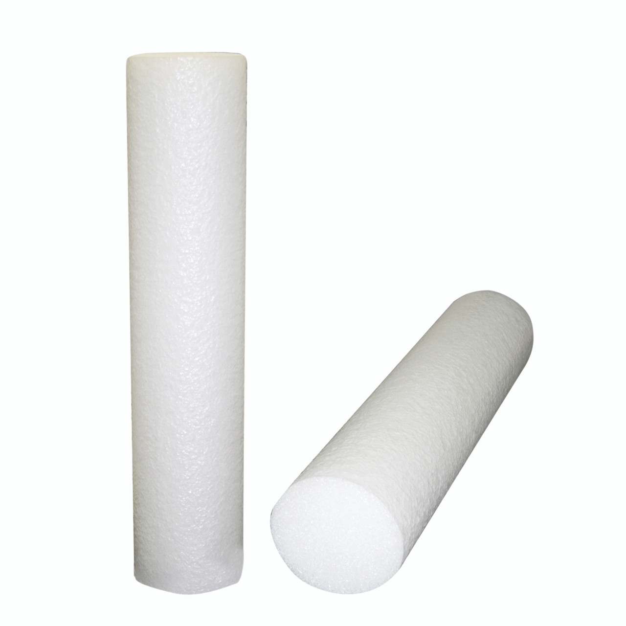 CanDo¨ Foam Roller - Jumbo - White PE foam - 8" x 12" - Round