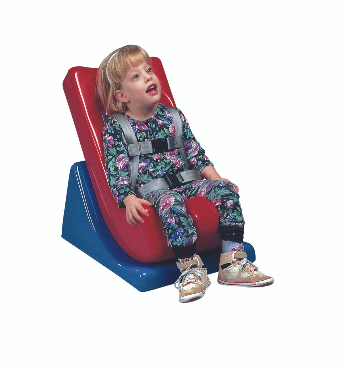 Tumble Forms¨ Floor Sitter - Seat and Wedge - small - blue