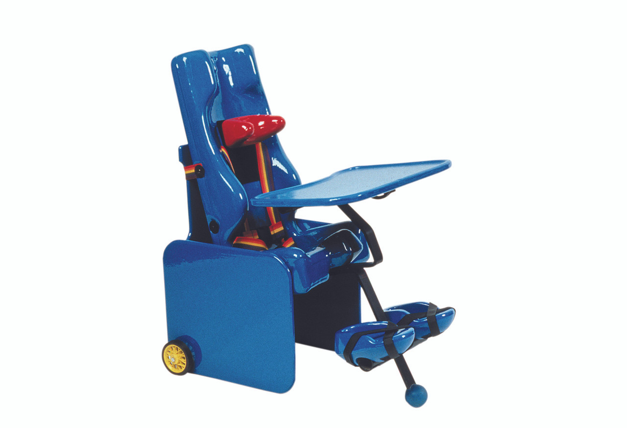 Carrie¨ Seat with Mobile Base, Footrest and Tray - medium