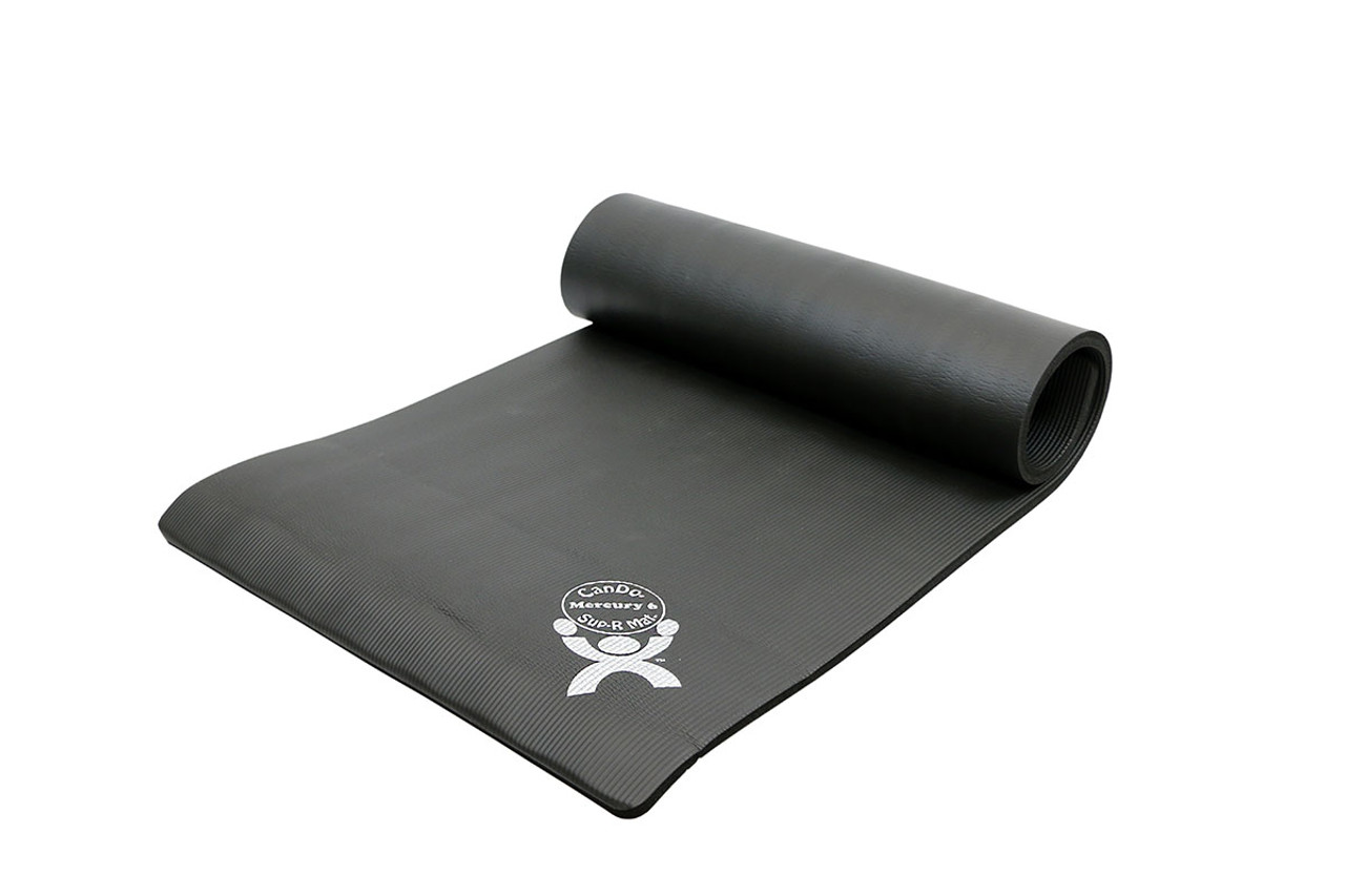 CanDo¨ Sup-R Mat¨, Venus, 72" x 24" x 0.6", black, case of 6