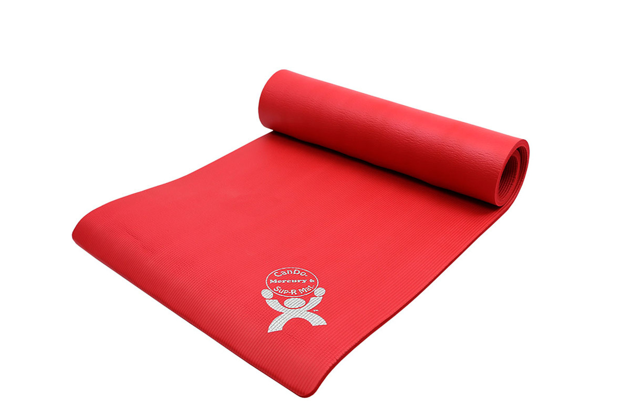 CanDo¨ Sup-R Mat¨, Neptune, 72" x 32" x 0.6", red, case of 6