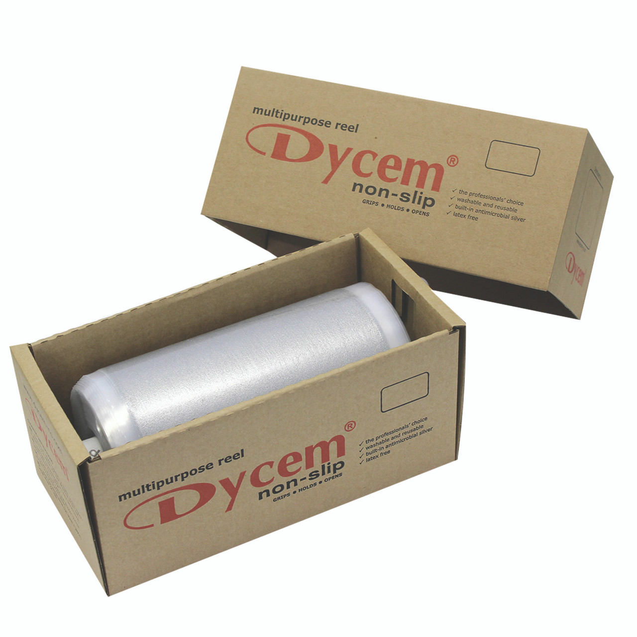 Dycem¨ non-slip material, roll, 8"x16 yard, silver