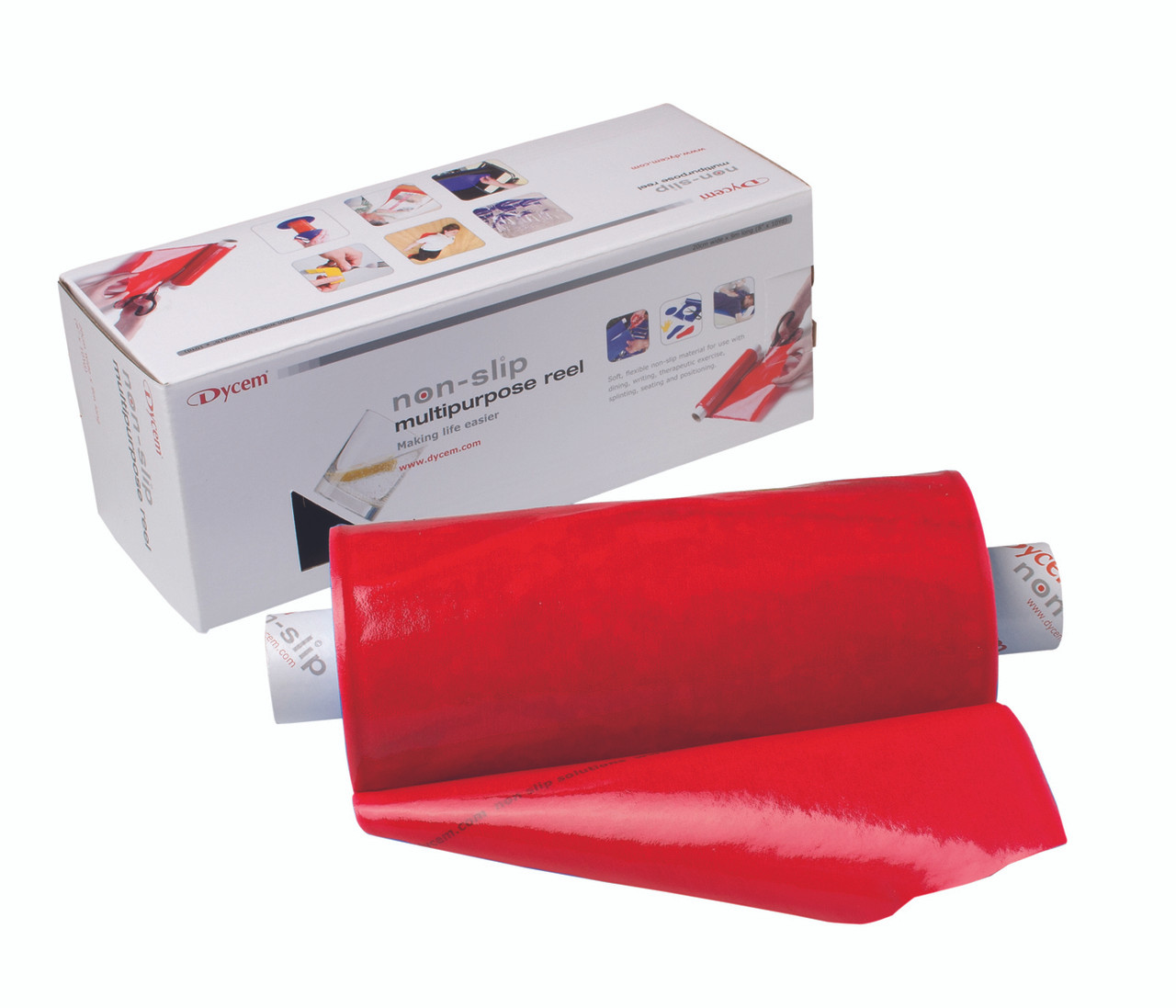 Dycem¨ non-slip material, roll, 16"x10 yard, red