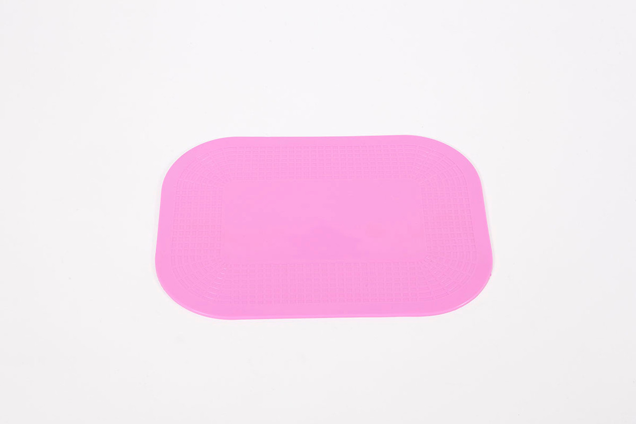 Dycem non-slip rectangular pad, 7-1/4x10, pink - Top Sports Equipment