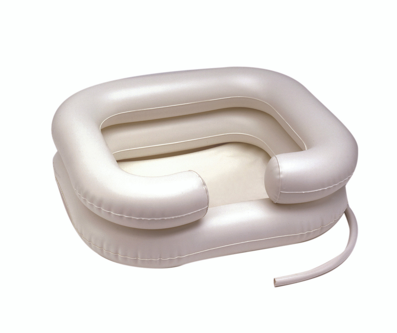 Inflatable shampoo basin