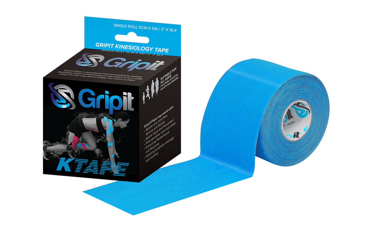 Gripit KTAPE, 2" x 5.5 yds, Blue