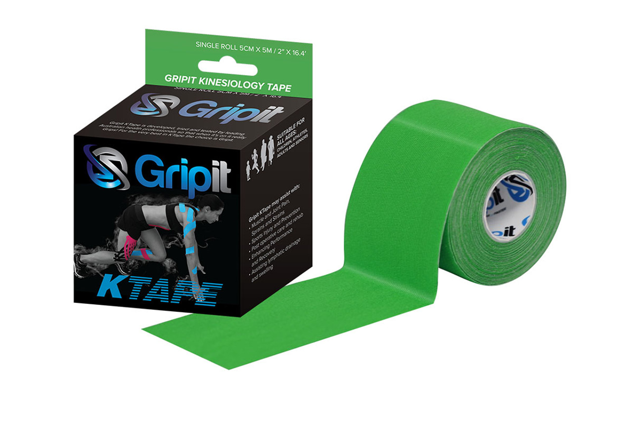 Gripit KTAPE, 2" x 5.5 yds, Green
