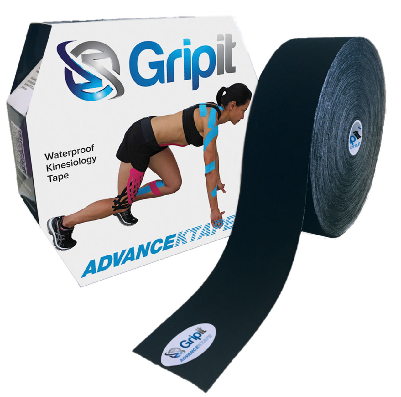 Gripit Advance KTAPE, 2" x 34 yds, Black