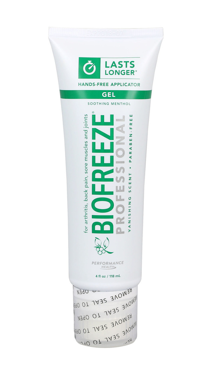 BioFreeze Professional Lotion - 4 oz tube with touch-free applicator