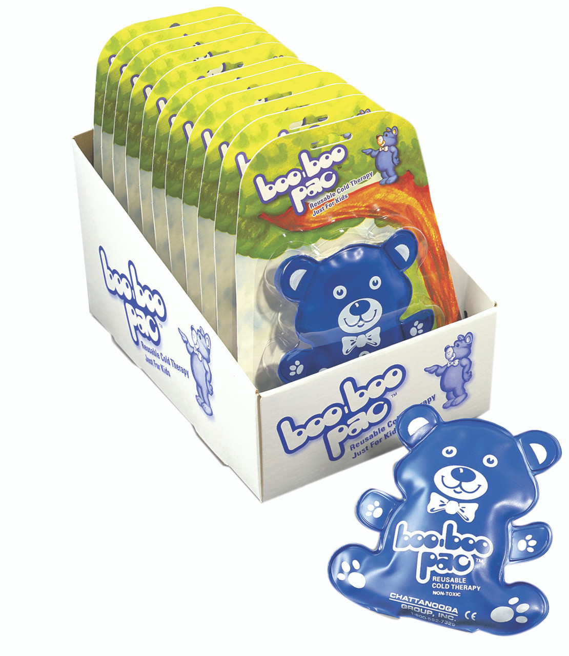 Boo-boo Pac cold pack - blue, Retail box of 10