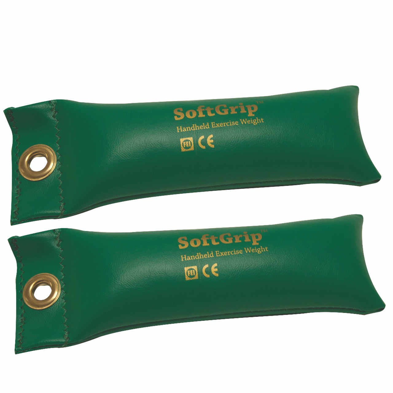 CanDo¨ SoftGrip¨ Hand Weight - 2 lb - Green - pair