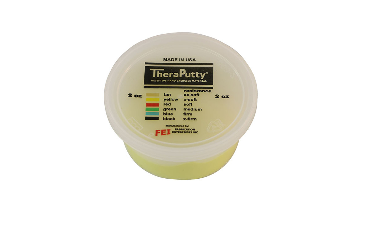 CanDo¨ Theraputty¨ Exercise Material - 2 oz - Yellow - X-soft