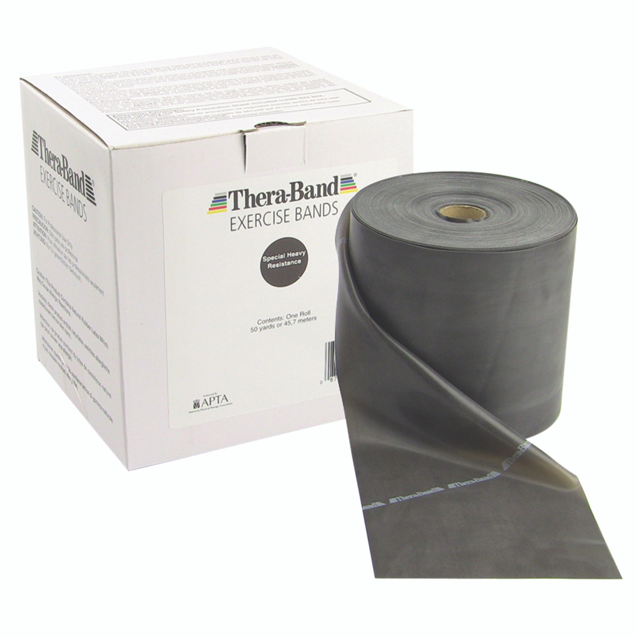 TheraBand¨ exercise band - 50 yard roll - Black - special heavy