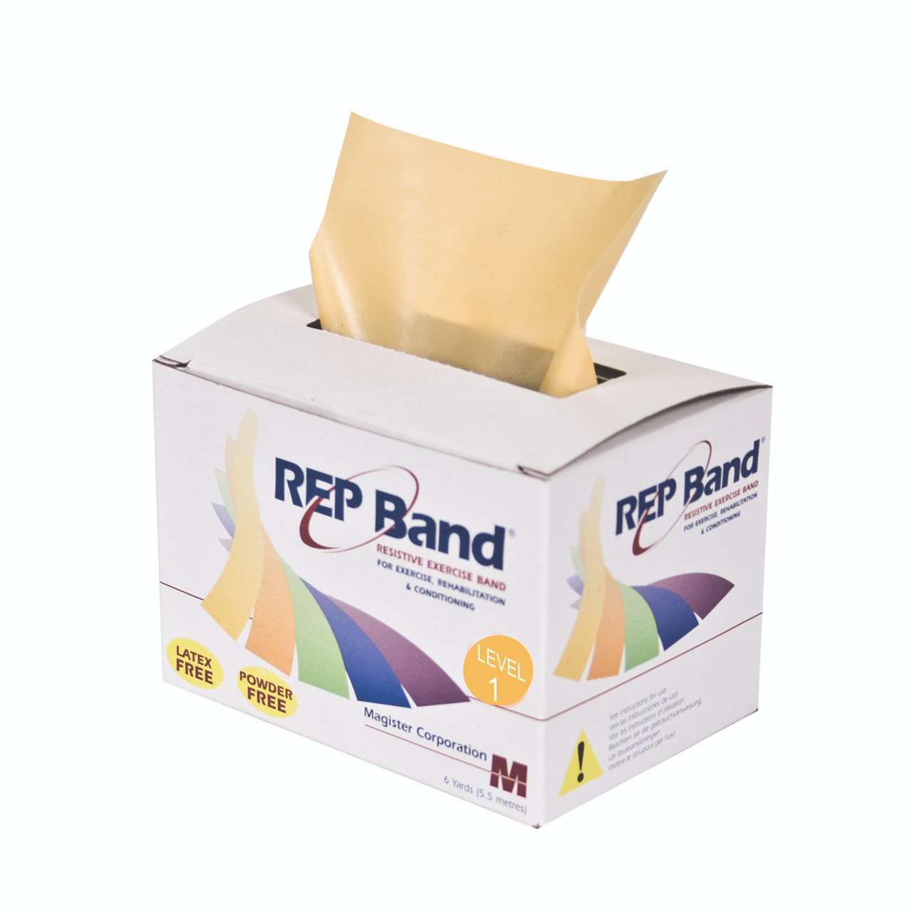 REP Band¨ exercise band - latex free - 6 yard - peach, level 1
