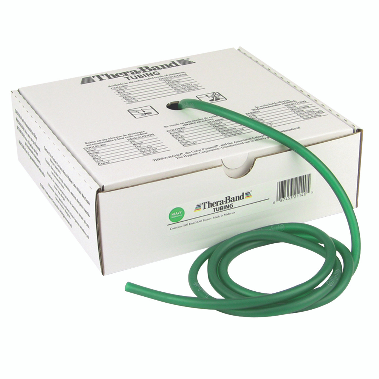 TheraBand¨ exercise tubing - 100 foot roll - Green - heavy
