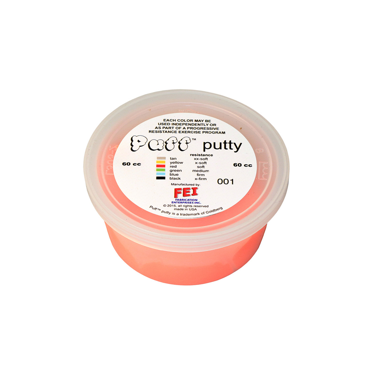 Puff LiTEª Exercise Putty - soft - red - 60cc