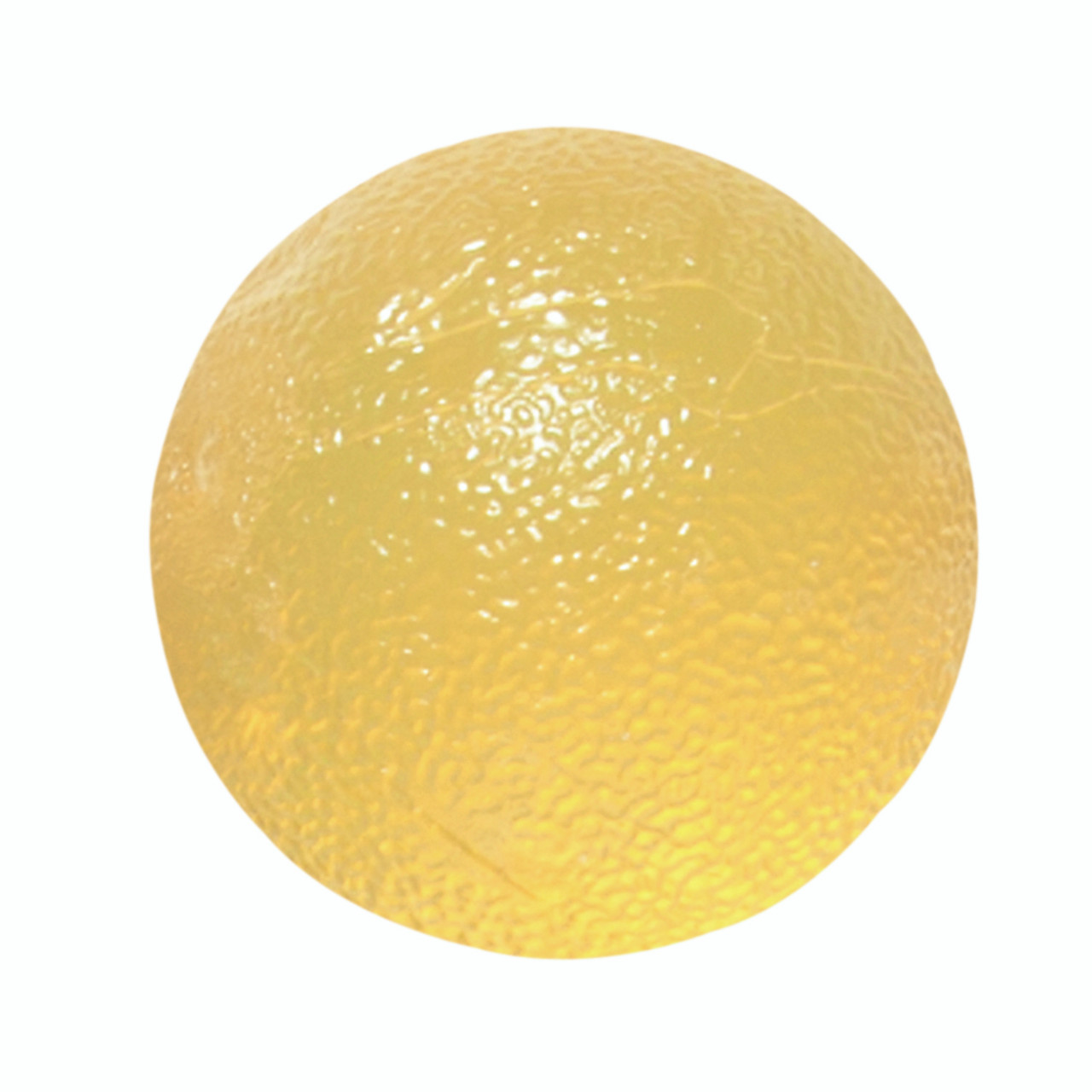 CanDo¨ Gel Squeeze Ball - Standard Circular - Yellow - X-Light