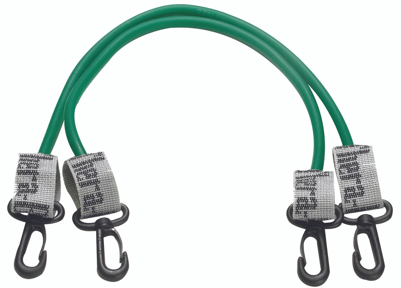 TheraBand¨ exercise station accessory, 18" green (moderate) tubing with connectors