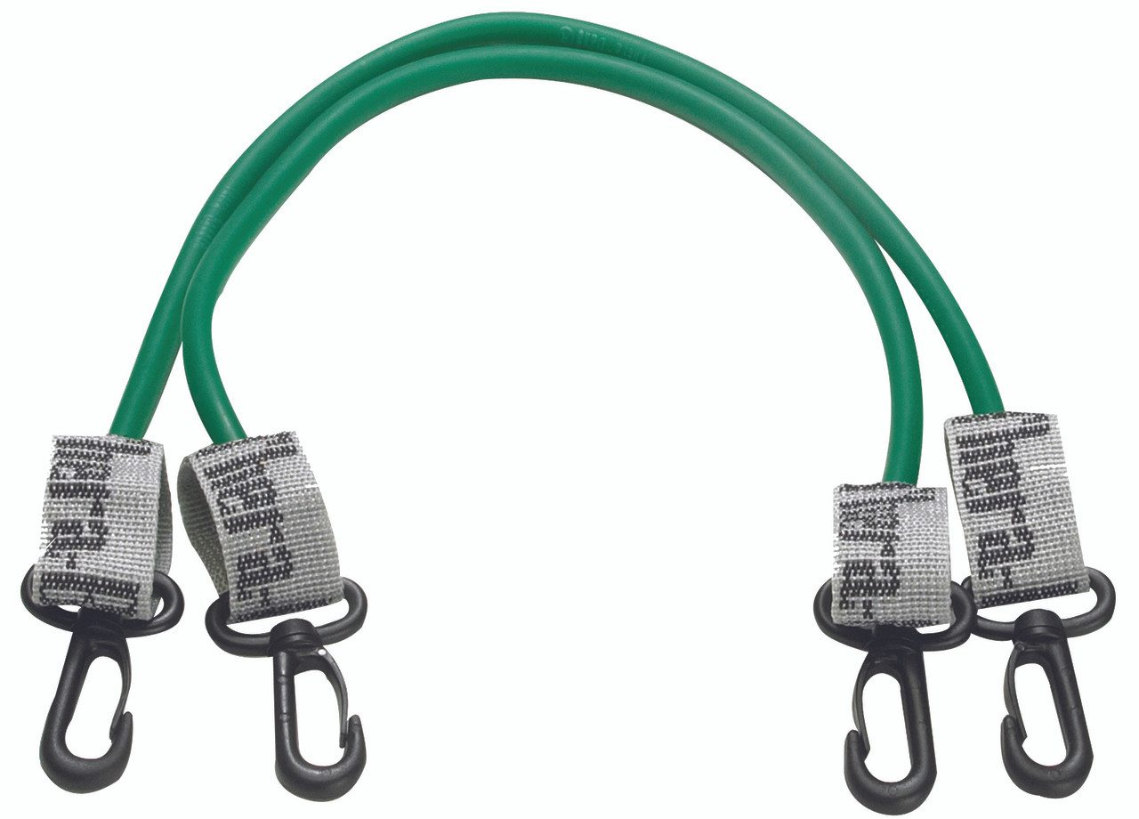 TheraBand¨ exercise station accessory, 24" green (moderate) tubing with connectors