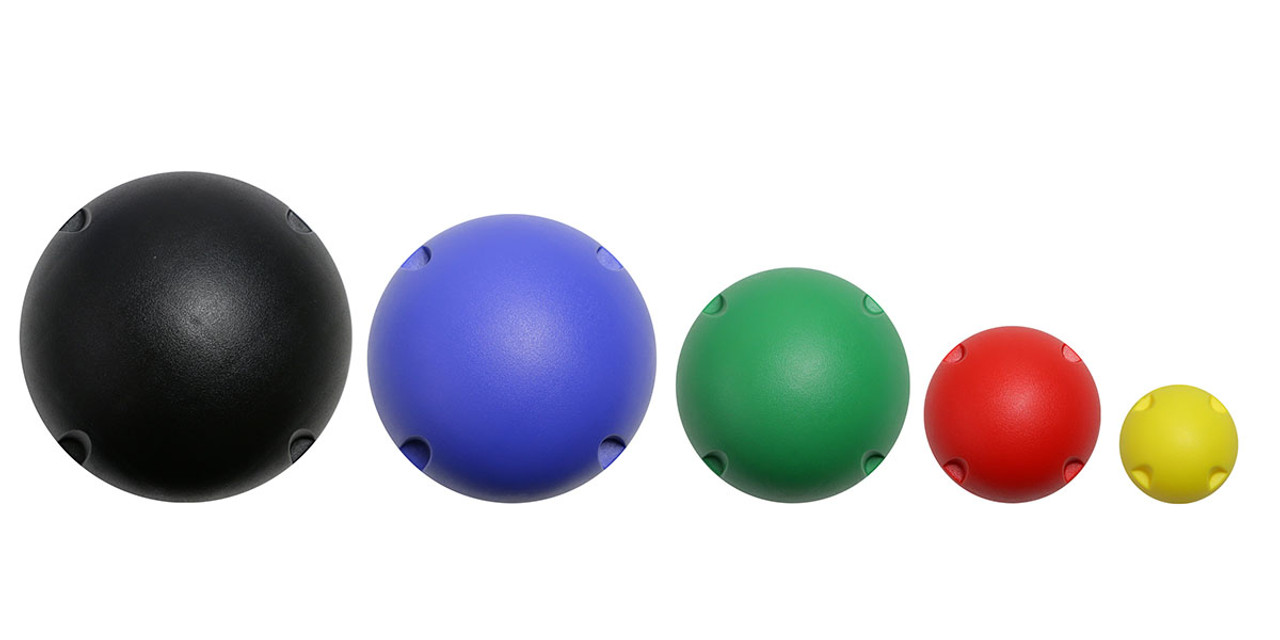 CanDo¨ MVP¨ Balance System - 5-Ball Set (1 each: yellow, red, green, blue, black), no rack