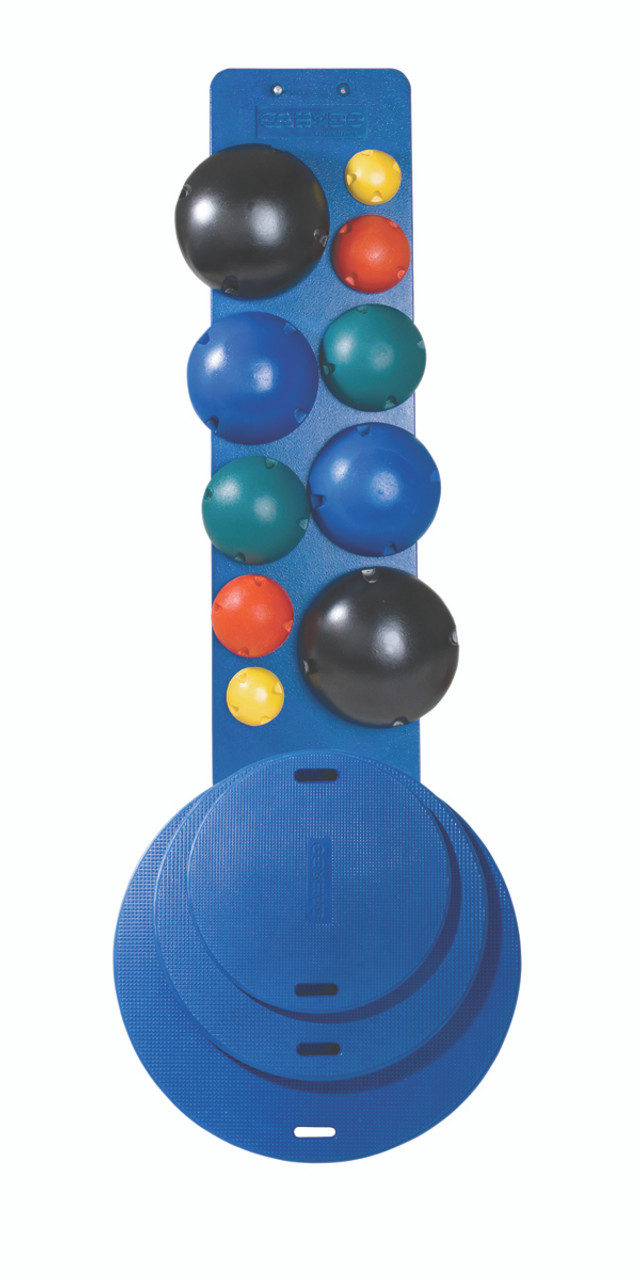 CanDo¨ MVP¨ Balance System - 10-Ball Set (2 each: yellow, red, green, blue, black), no rack