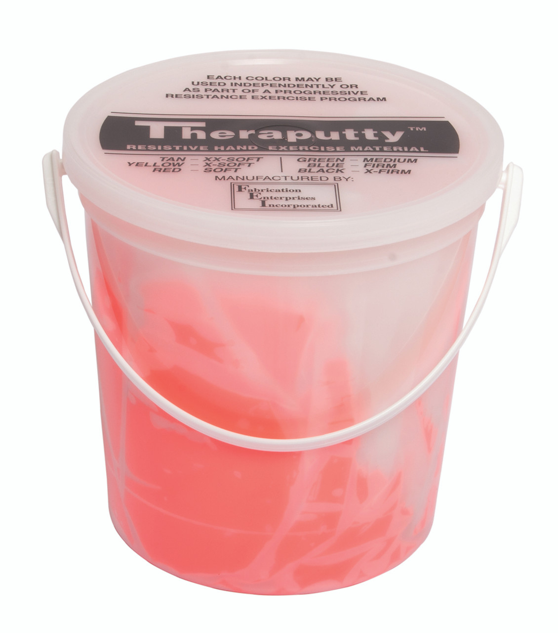 CanDo¨ Antimicrobial Theraputty¨ Exercise Material - 5 lb - Red - Soft