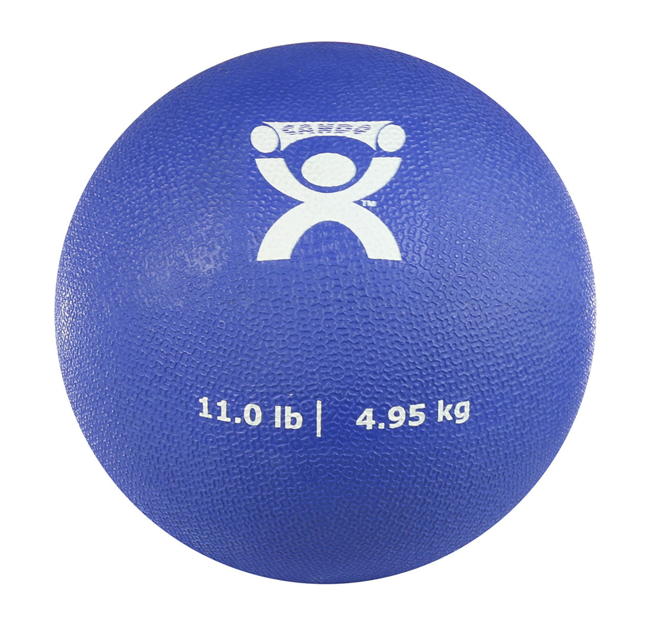 CanDo¨ Soft Pliable Medicine Ball - 7" Diameter - Blue - 11 lb