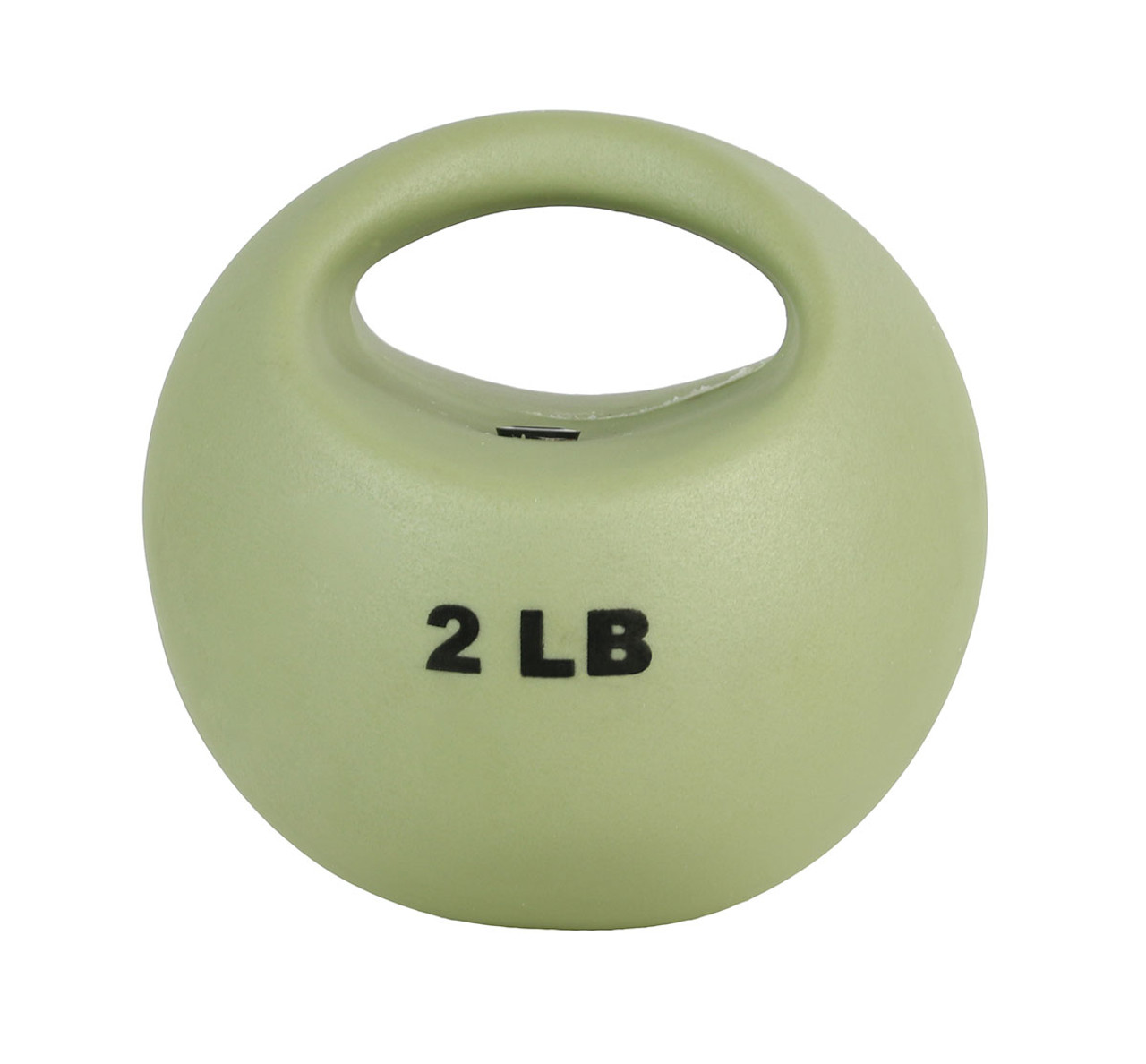 CanDo¨ One Handle Medicine Ball - 2 lb - Tan