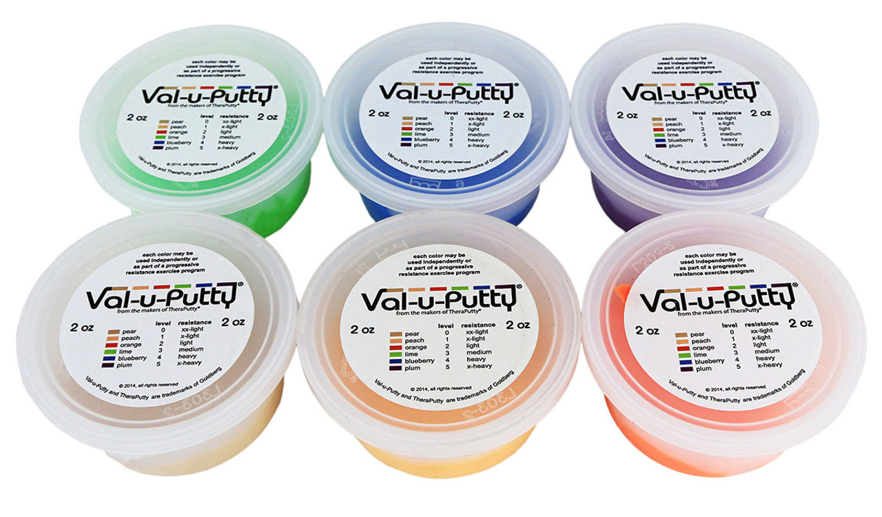 Val-u-Puttyª Exercise Putty - 6 Piece Set - 2 oz