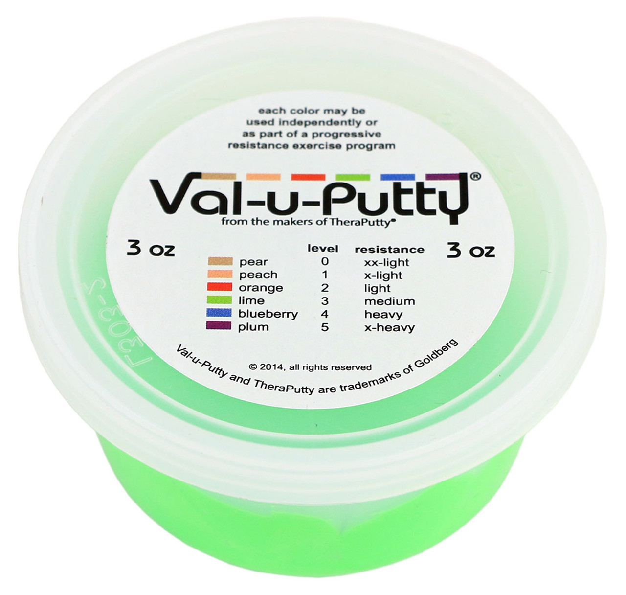 Val-u-Puttyª Exercise Putty - Lime (medium) - 3 oz