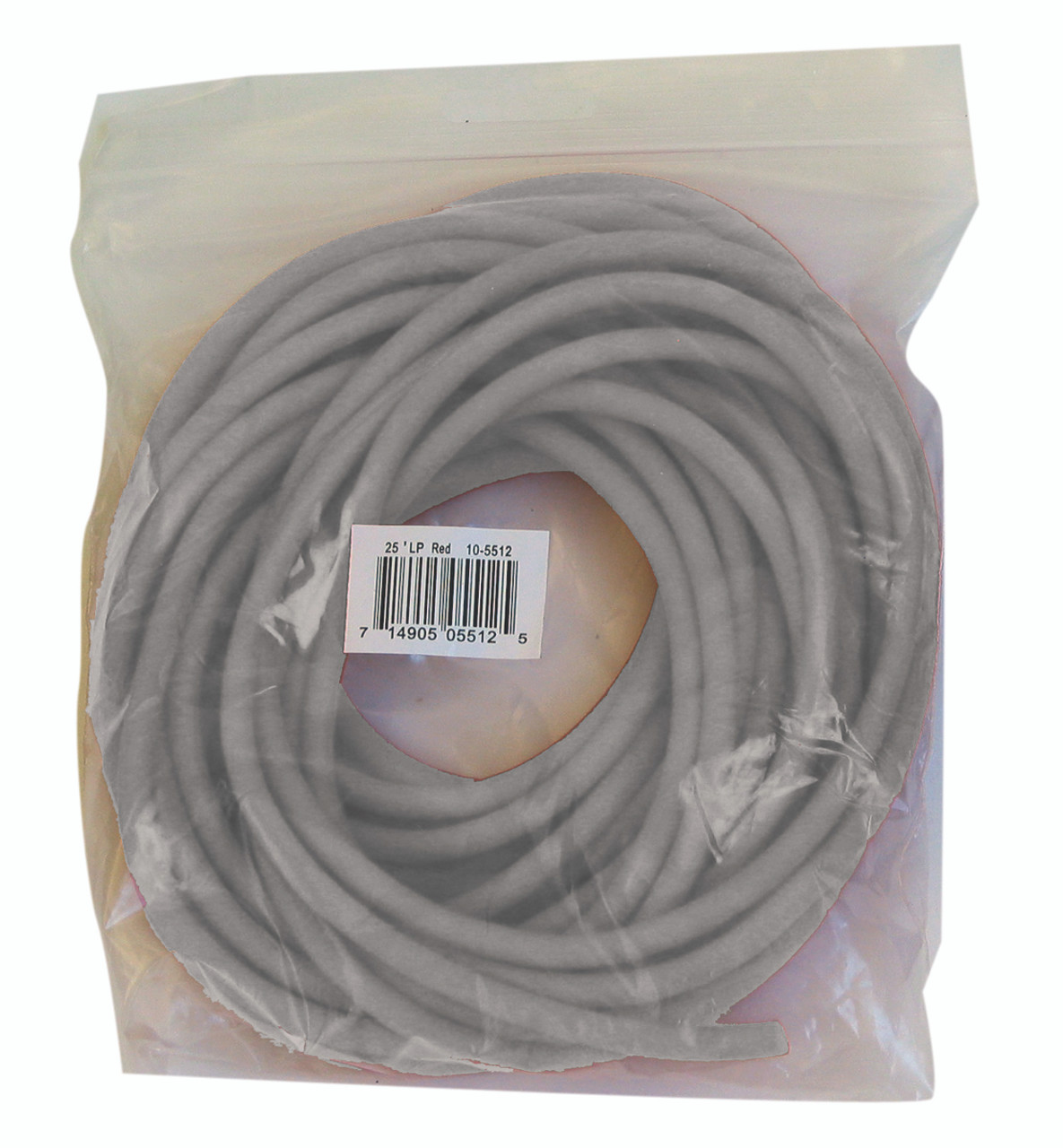 CanDo¨ Low Powder Exercise Tubing - 25' roll - Silver - xx-heavy