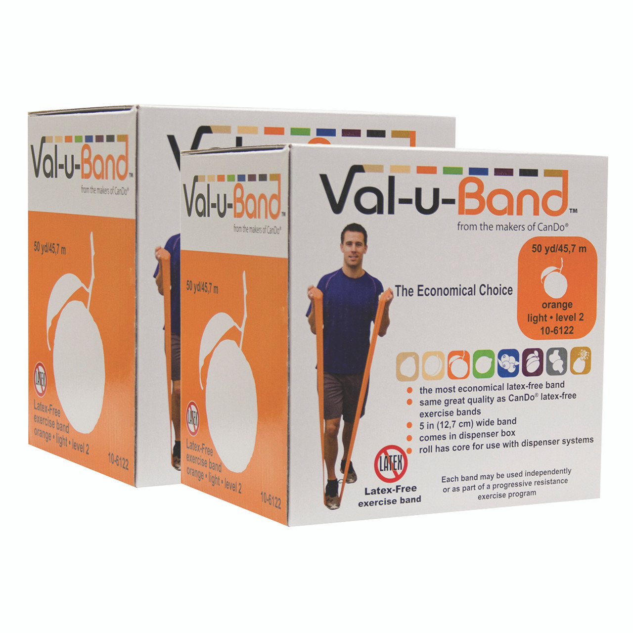 Val-u-Band¨ - Latex Free - Twin-Pak¨ - 100 yard (2 - 50 yard boxes) - orange (level 2/7)