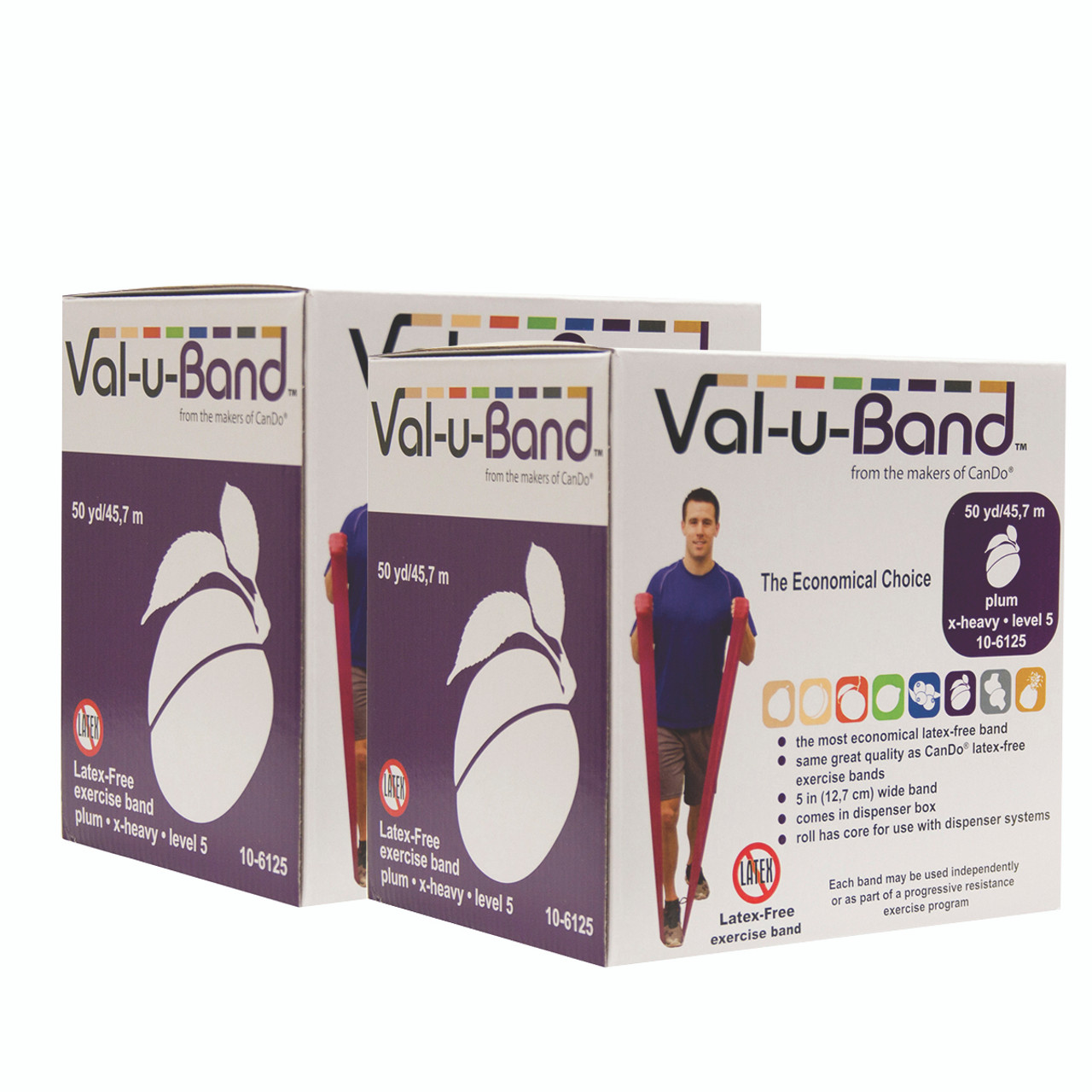 Val-u-Band¨ - Latex Free - Twin-Pak¨ - 100 yard (2 - 50 yard boxes) - plum (level 5/7)