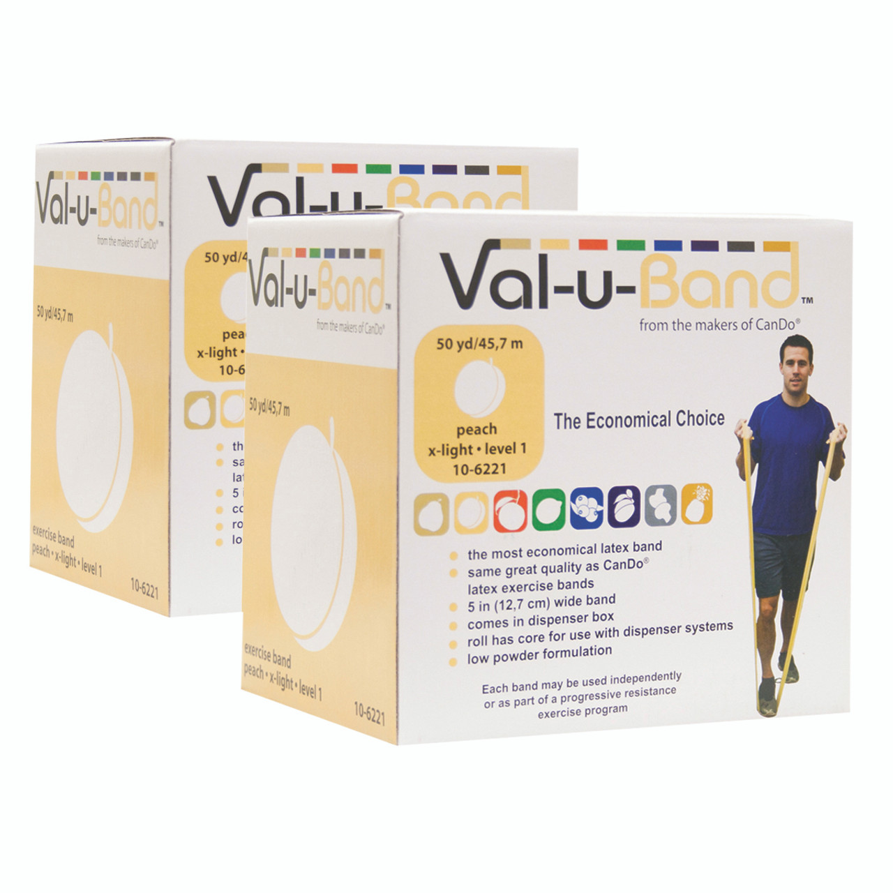 Val-u-Band¨ - Low Powder - Twin-Pak¨ - 100 yard (2 - 50 yard boxes) - peach (level 1/7)