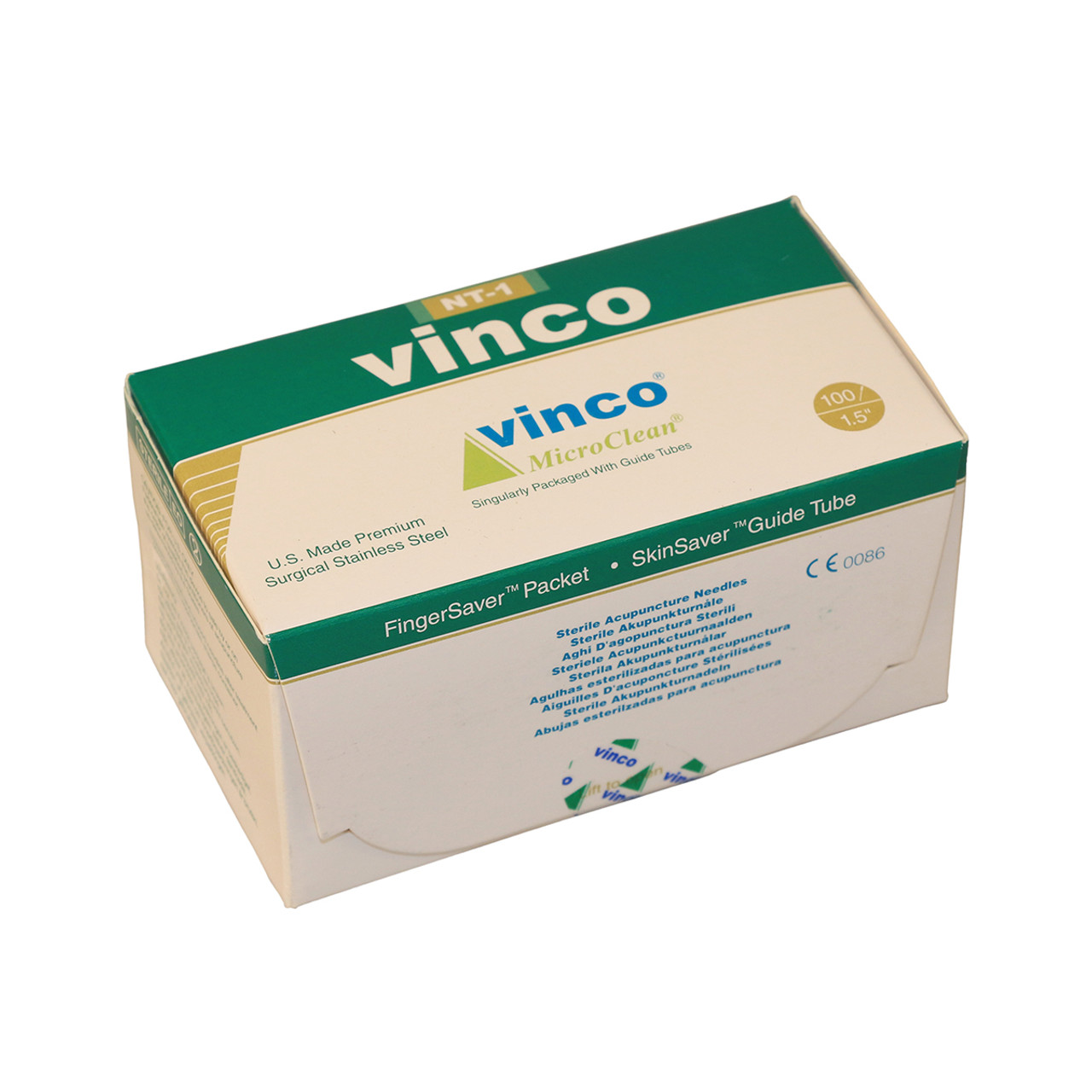 Vinco-Blister Acu Needle, 100/box, #30 x 1.5 inch