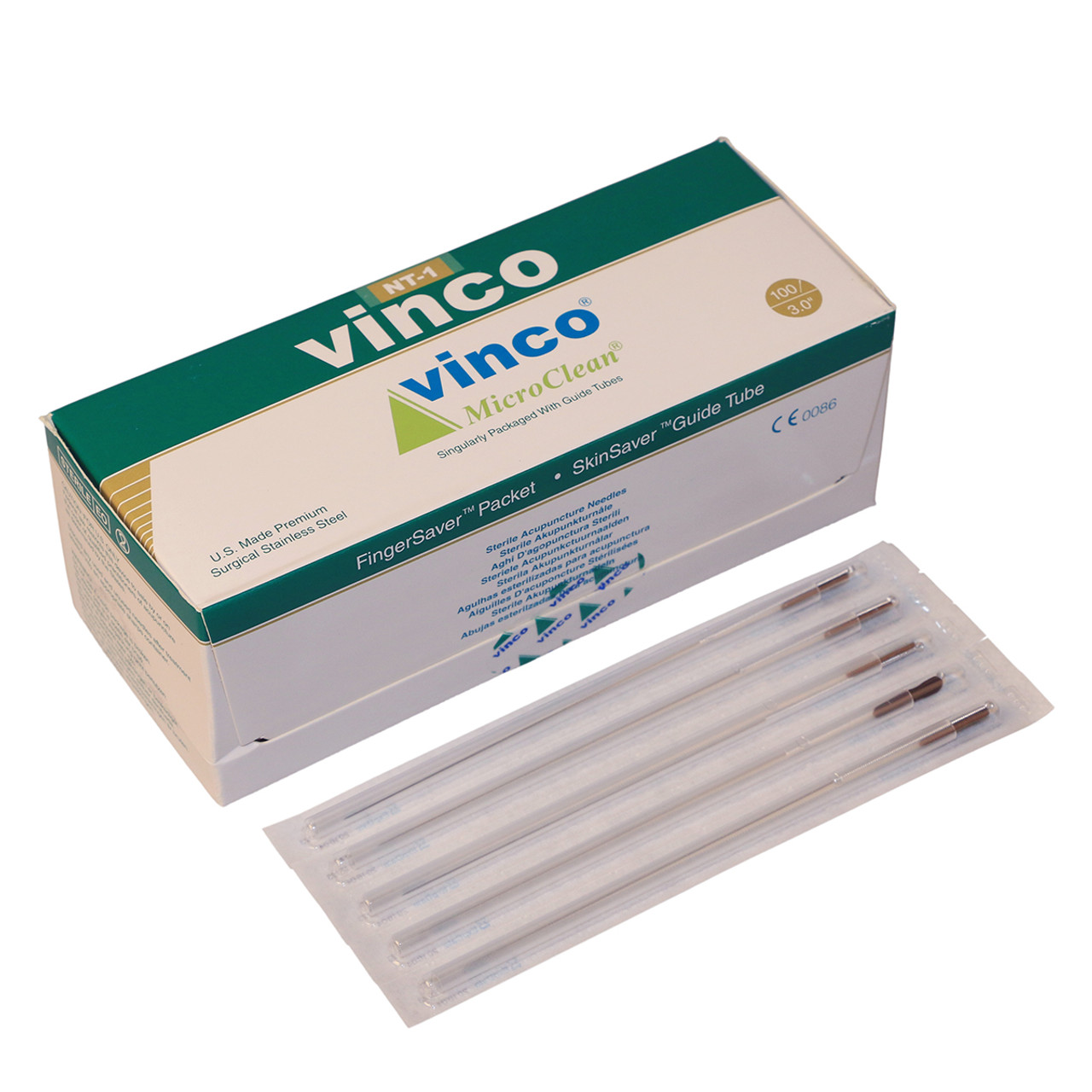 Vinco-Blister Acu Needle, 100/box, #34 x 3.0 inch