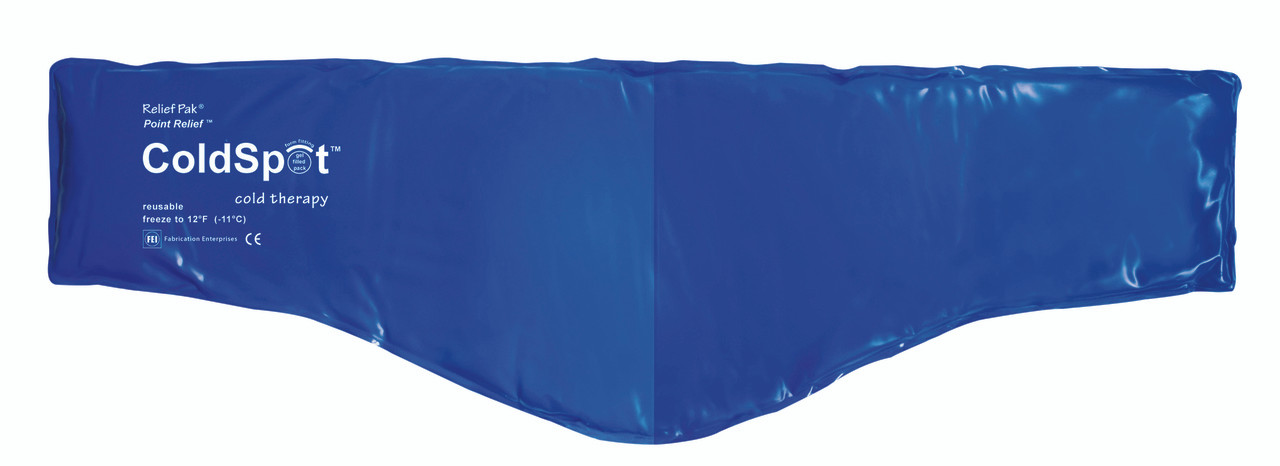 Relief Pak ColdSpot Blue Vinyl Pack - neck contour - 6" x 23"