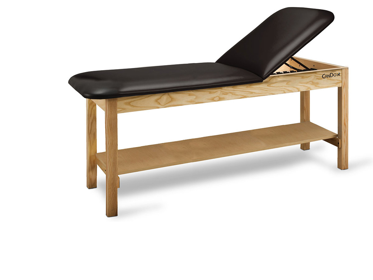 CanDo¨ Treatment Table w/ Adjustable Back & Shelf, 400 LB Capacity, 78"L x 30"W x 31"H